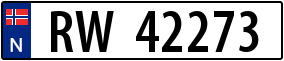 Truck License Plate
